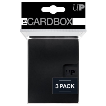 Ultra-Pro-3-Pack-15-Card-Boxes-Schwarz